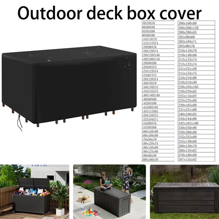 Housse de protection extérieure pour mobilier de jardin