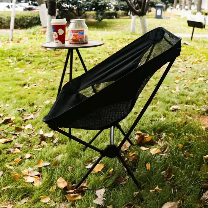Chaise pliante d'extérieur, chaise de pêche portable, ultra légère, confortable, à dossier haut, cha