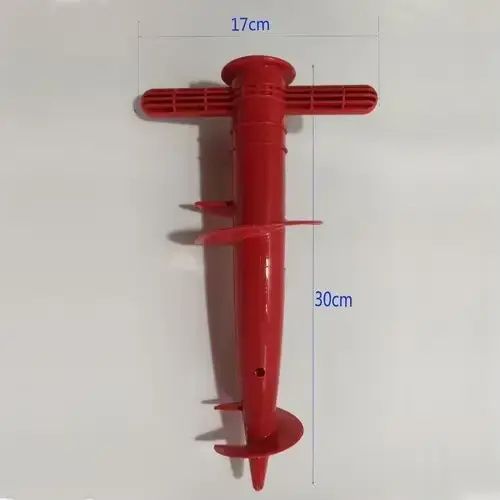 Base de parapluie en plastique de 30cm, 1 pièce, pour soleil, plage, Patio, sol de sable, meubles d'