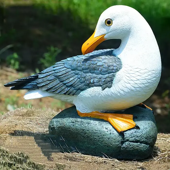 Statue d'oiseau de jardin 1 pièce