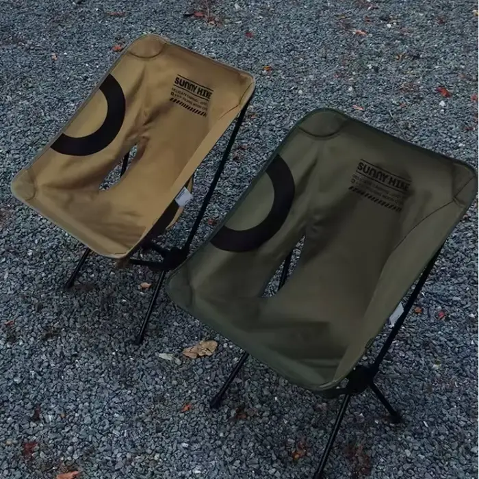 Chaise Lunaire de Camping Légère et Pliable, en Alliage, avec Dossier, Portable, pour Randonnée en P