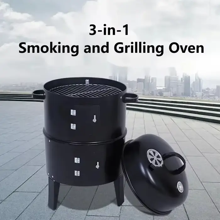 Barbecue multifonctionnel d'extérieur