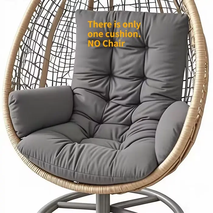 Coussin d'assise pour balançoire d'extérieur, coussin d'accoudoir épaissi, coussin de dossier pour c