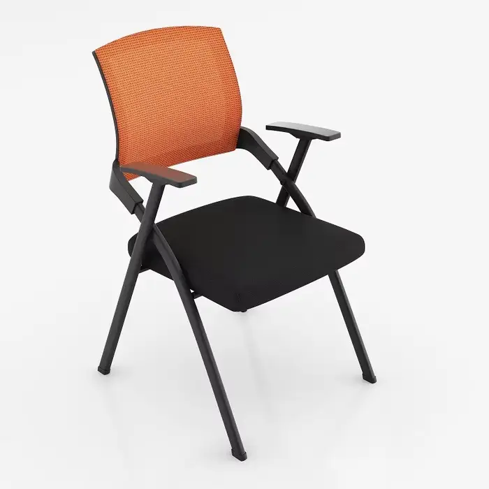 Chaise de formation pliante avec tableau de bureau, tableau d'écriture pliable, salle de réunion de 