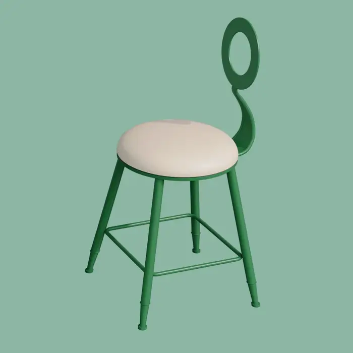Chaise longue d'extérieur de Style Dopamine, siège de salle à manger empilable pour Patio, balcon, c