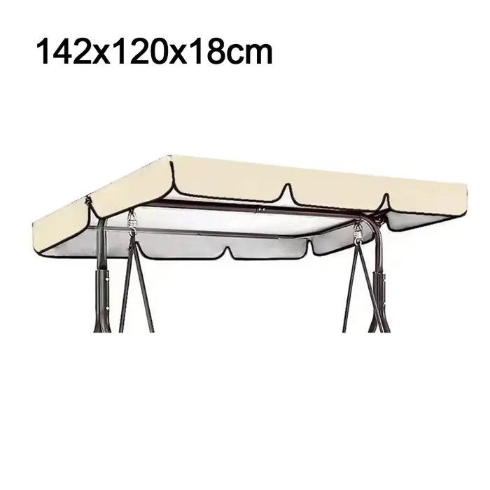 Balançoire extérieure chaise auvent cour balançoire étanche jardin Patio meubles couverture anti-pou