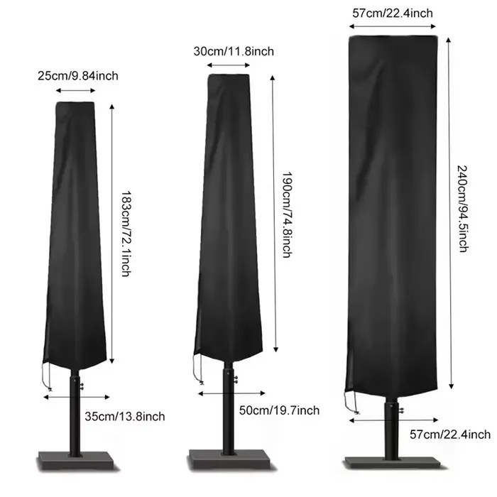 Housse de parapluie élastique 6 tailles