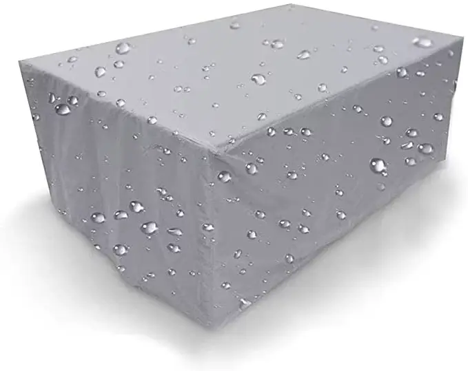 Juste rectangulaire imperméable Oxford pour meubles de jardin, housse d'extérieur pour canapé, table