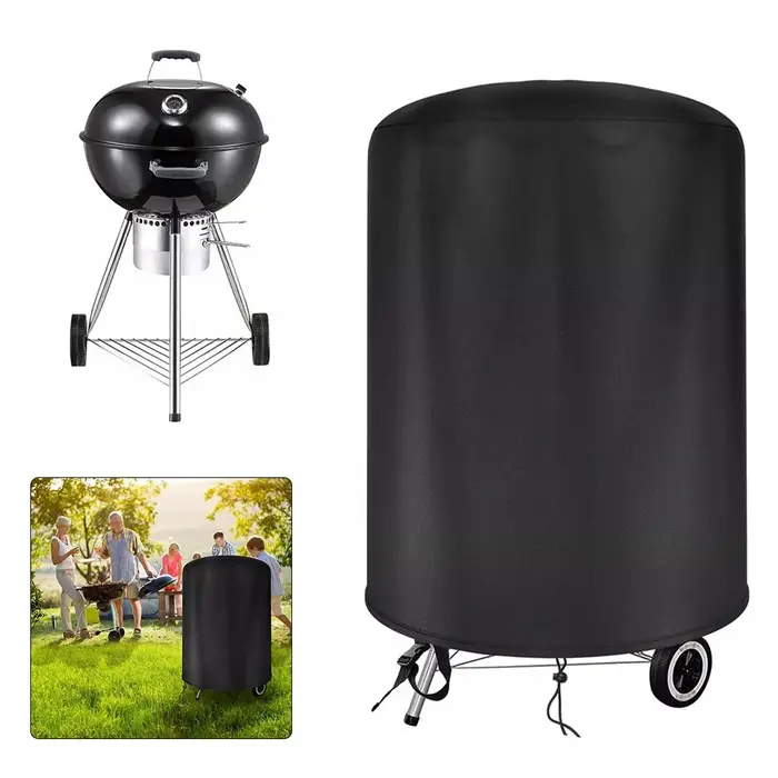 Housse de barbecue imperméable de 57 cm pour Weber Kettle de la marque Raweao, design rond, anti-pou