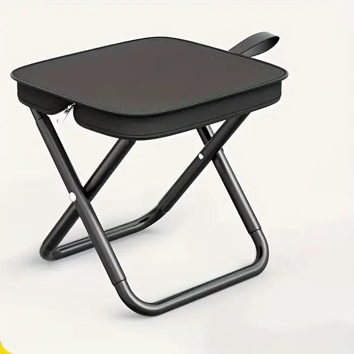 Tabouret pliant Portable avec poignée, tabouret de pêche de Camping en plein air, tabouret à fermetu