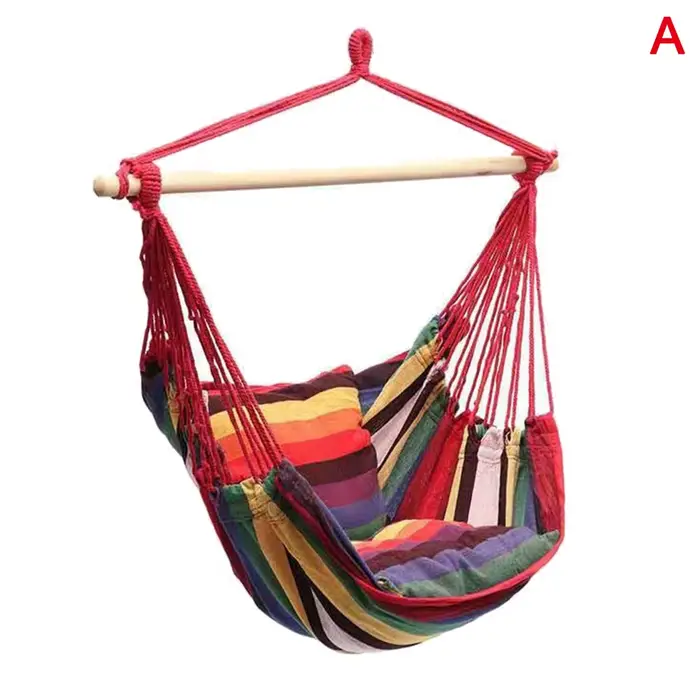 Portable tissu doux jardin maison jardin chaise suspendue chambre hamac suspendu hamac balançoires h