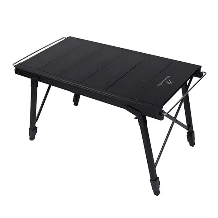 MOUNTAINHIKER 2026 Nouvelle Table IGT 3, 4 ou 5 Unités Pliante Noire et Argentée pour le Camping