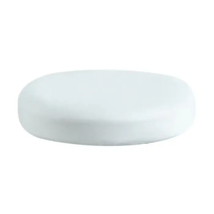 Juste de coussin de chaise ronde élastique, housse de tabouret de bar, monochromatique, épaisse, con