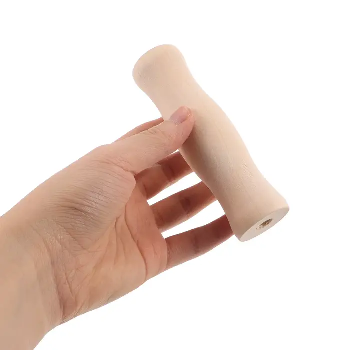 Accessoires de gril, ustensiles de cuisine, Barbecue en bois Beige, poignée pratique, 4 pièces