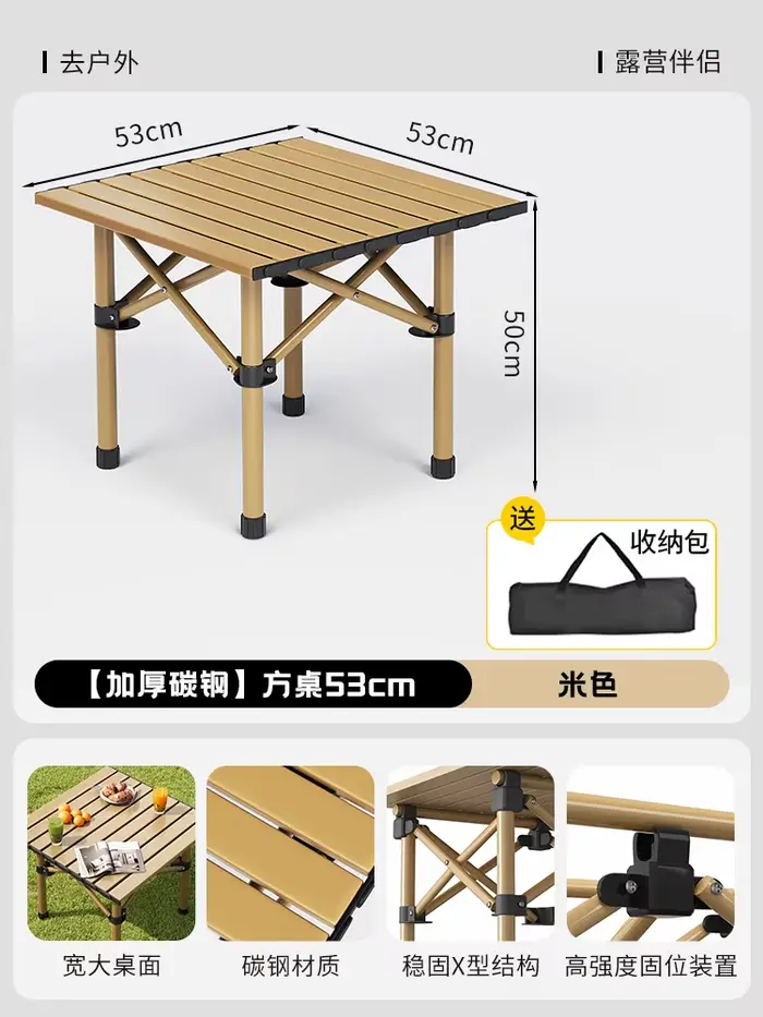 Table extérieure de jardin pliante adulte moderne Portable salon Table extérieure chaise de salle à 