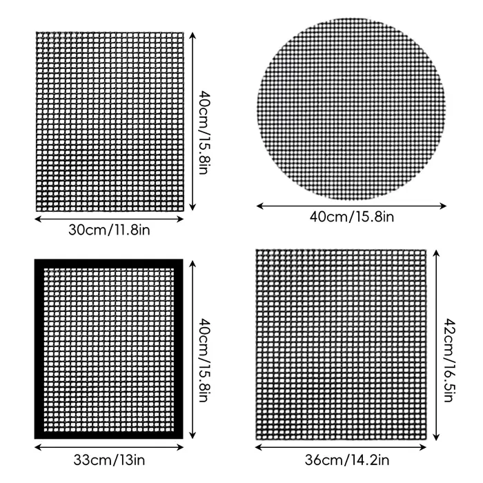 Tapis en maille antiadhésif pour Barbecue