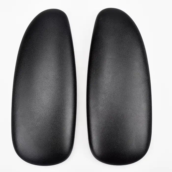 Coussinets de bras de remplacement pour chaise Hummanscale Liberty, 1 paire, Surface d'accoudoir de 