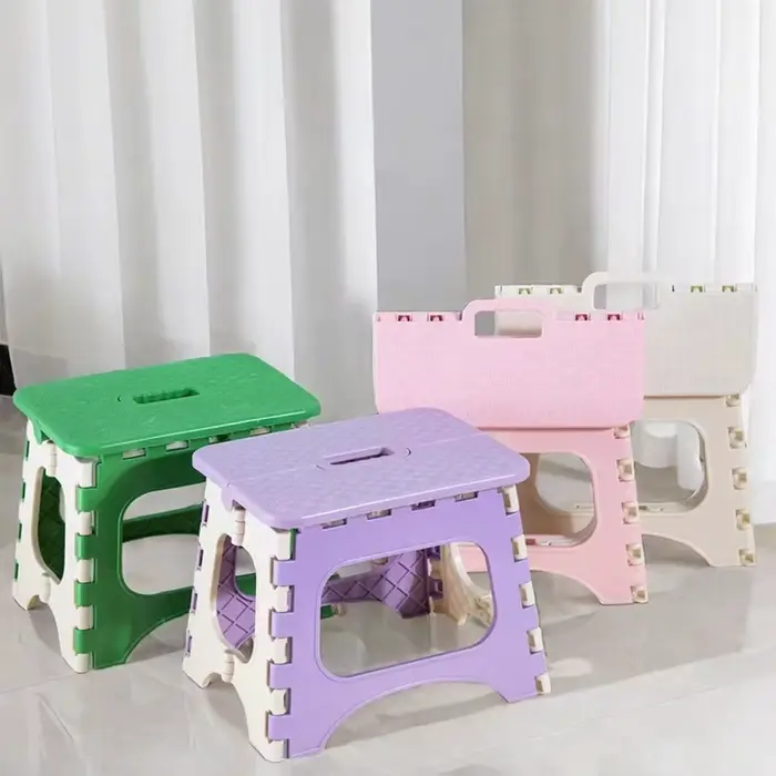 Tabouret pliant d'extérieur, Mini tabouret bas, petit tabouret pliant pour enfants, tabouret épais e