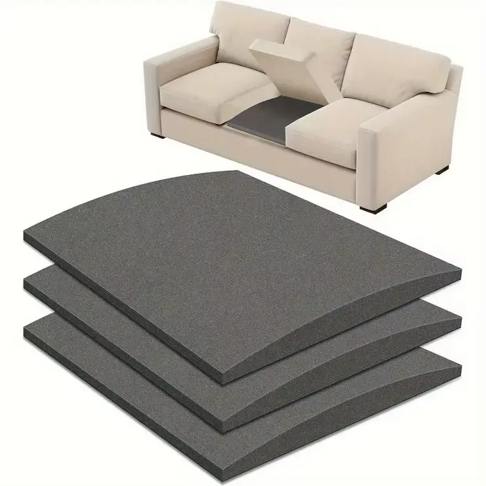 Support de canapé, coussin indenté, mousse haute densité, réparation sous coussin, 50x50cm, réparation de fossettes de siège de meubles, 1/2/3 pièces