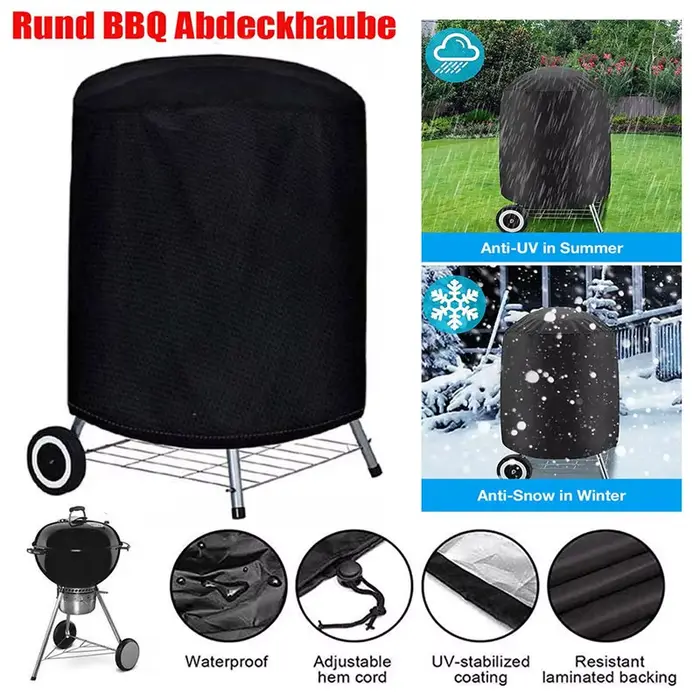 Couverture de Barbecue ronde extérieure 210D Weber