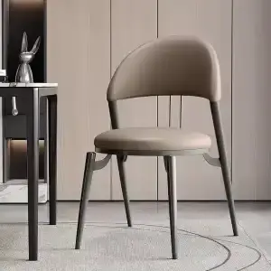 Chaise de salle à manger de style italien, luxe léger, pour la maison, les loisirs, café, hôtel, ave