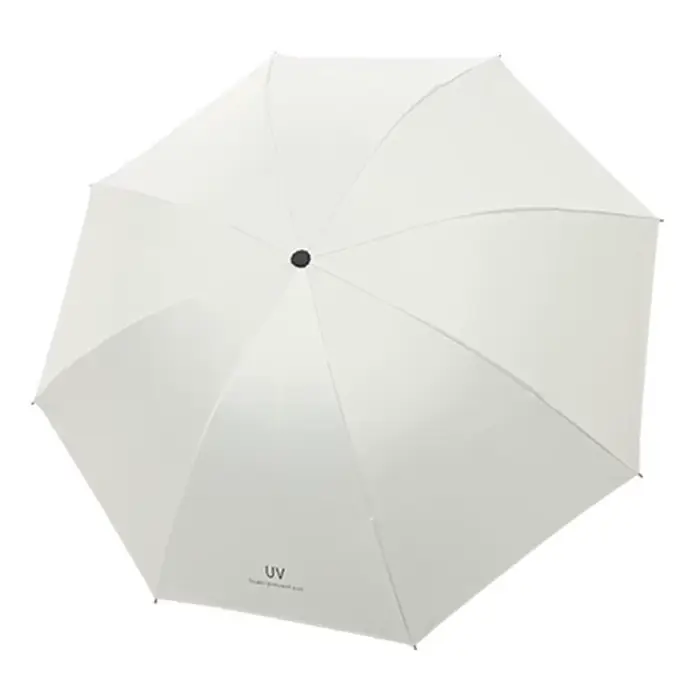 Parapluie de protection solaire de couleur unie, imperméable, coupe-vent, pliable, double usage, man