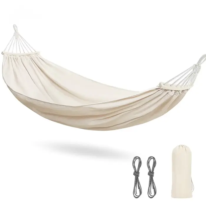 Hamac chaise balançoire Camping hamac épaissi tissu Durable toile hamacs simples voyage balançoire l