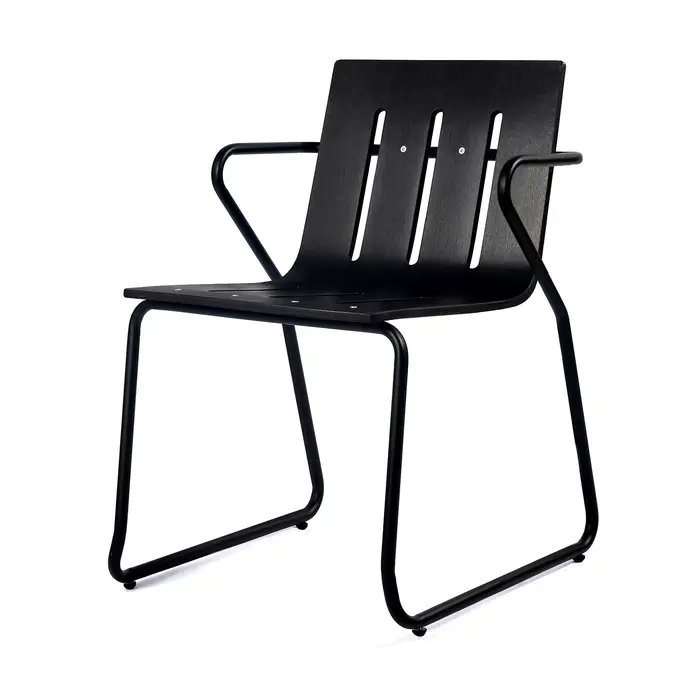 Fauteuil de patio de jardin extérieur en plastique PP de conception moderne pour café et restaurant