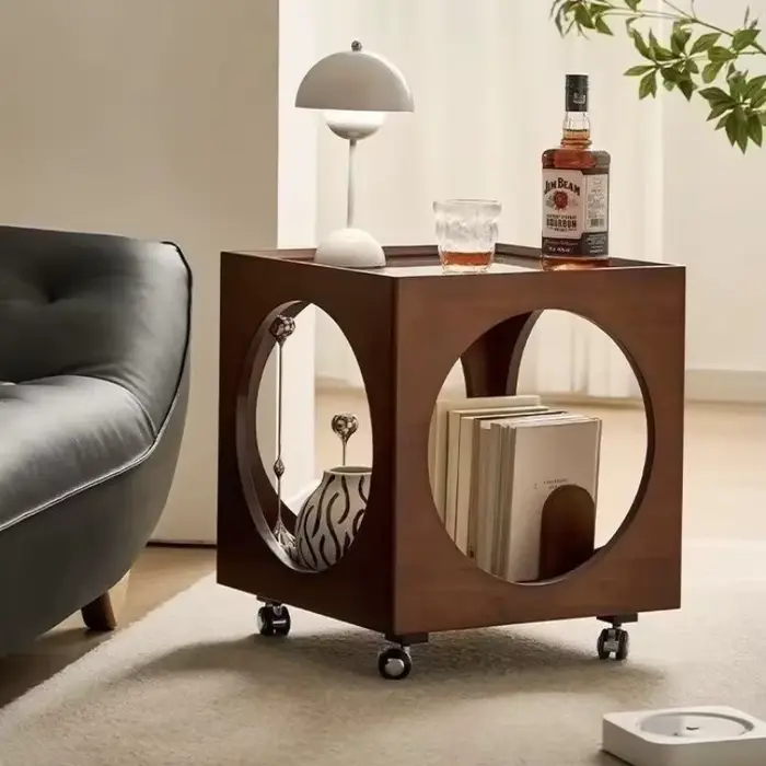 Table d'appoint de canapé minimaliste vintage