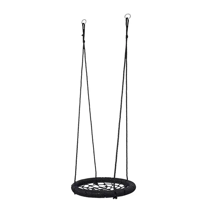 Balançoire d'arbre en toile d'araignées de 60cm, balançoire en filet de soucoupe extérieure, hamac c