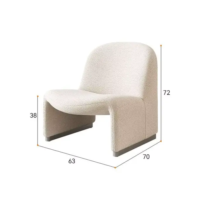 Meubles de luxe légers, simple, canapé, chaise de salon, balcon, moderne, simple, maison, loisirs, c