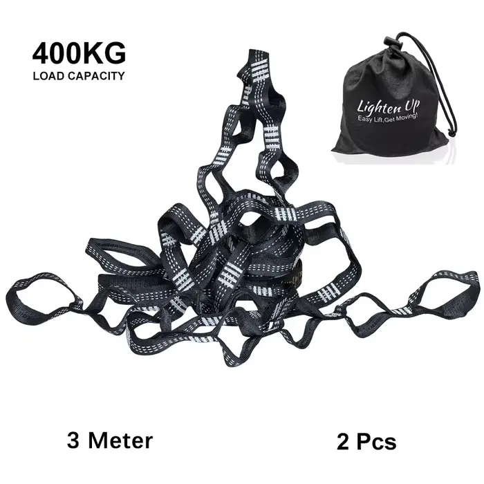 Sangle de hamac, 2 pièces, ceinture de corde, 300cm, pièce de rechange aérienne suspendue pour arbre