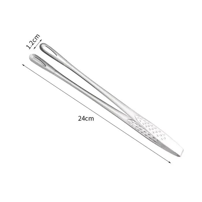 Pince de cuisine pour barbecue 24/28 cm en acier inoxydable, pince à viande, ustensile de cuisson po