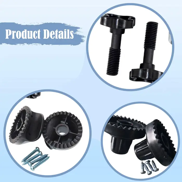 Kit d'accessoires pour cadre de balançoire de jardin – Fixations robustes et polyvalentes pour auven
