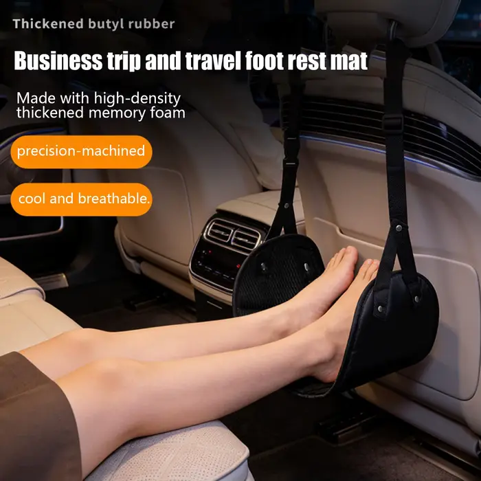 Hamac pour les pieds réglable, hamac pour les jambes portable et réglable avec repose-pieds conforta