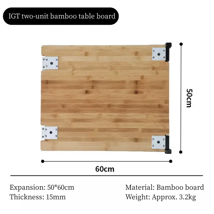 Planche d'extension de Table IGT de Camping, conduite autonome, Table de pique-nique pour barbecue, 