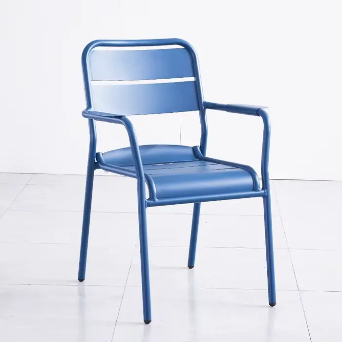 Ensemble de chaises colorées d'extérieur, chaises de balcon de cour de Villa pour jardin, thé à bull