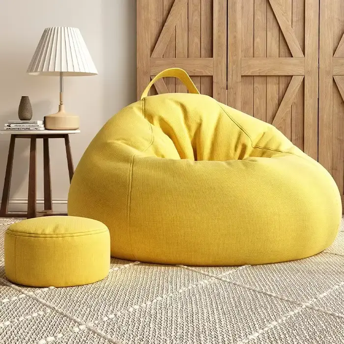 Paresseux canapé pouf personne seule peut s'allonger et dormir sol canapé muebles pouf chaise avec r