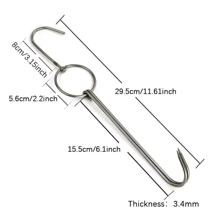 Cintre en acier inoxydable pour le stockage de barbecue, le traitement de la viande de boucher, le s