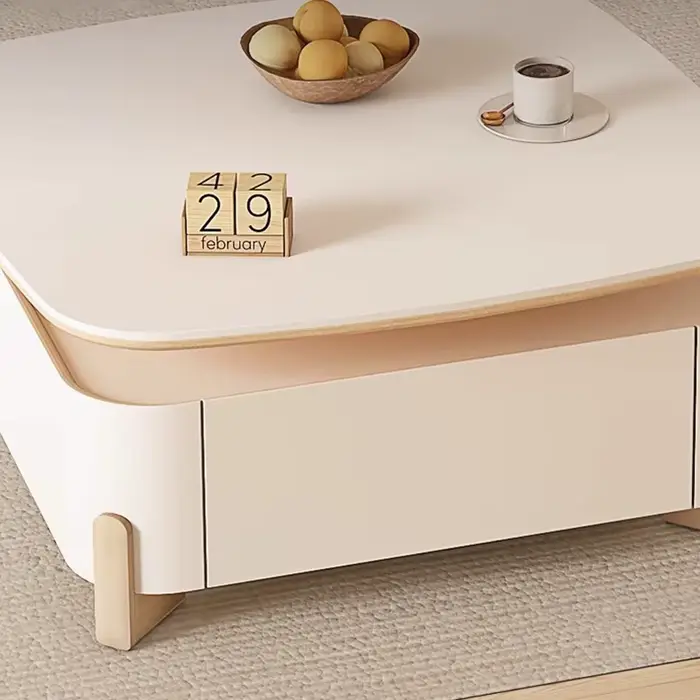 Table basse De luxe moderne carrée Glam ensembles minimalistes