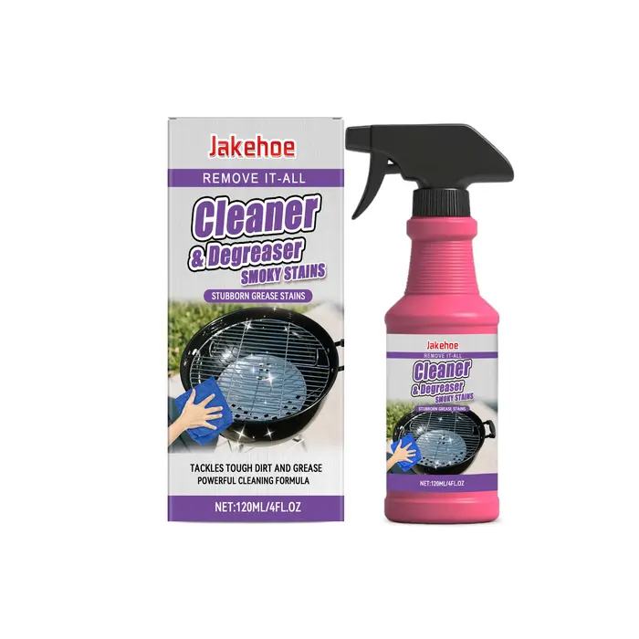 Nettoyant pour barbecue, dégraissant puissant, spray dégraissant pour grilles de barbecue, poêles, f