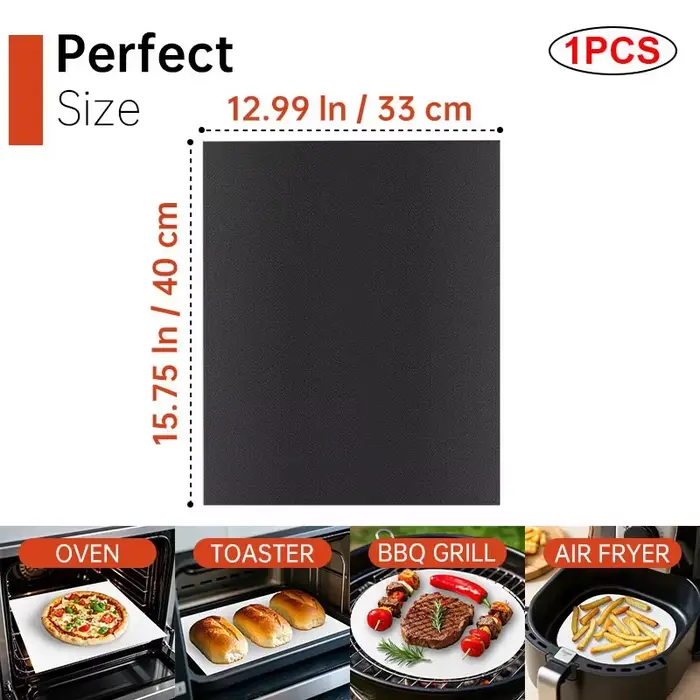 Tapis de Barbecue antiadhésif réutilisable, résistant à la chaleur, doublures de four Extra épaisses