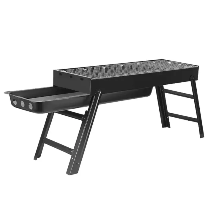 Barbecue portable BEIYUE pour extérieur, barbecue au charbon de bois pour usage domestique, barbecue au charbon de bois pliable et extractible.