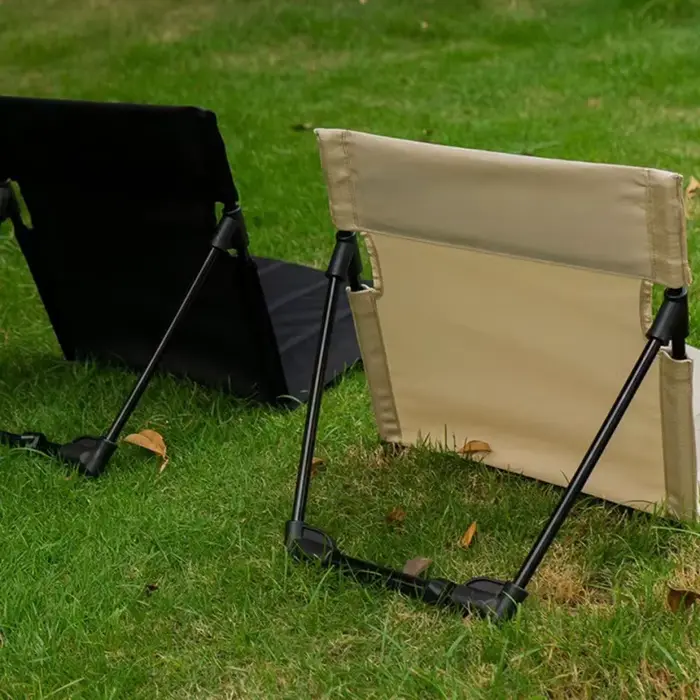 Chaise pliante d'extérieur avec coussin de dossier