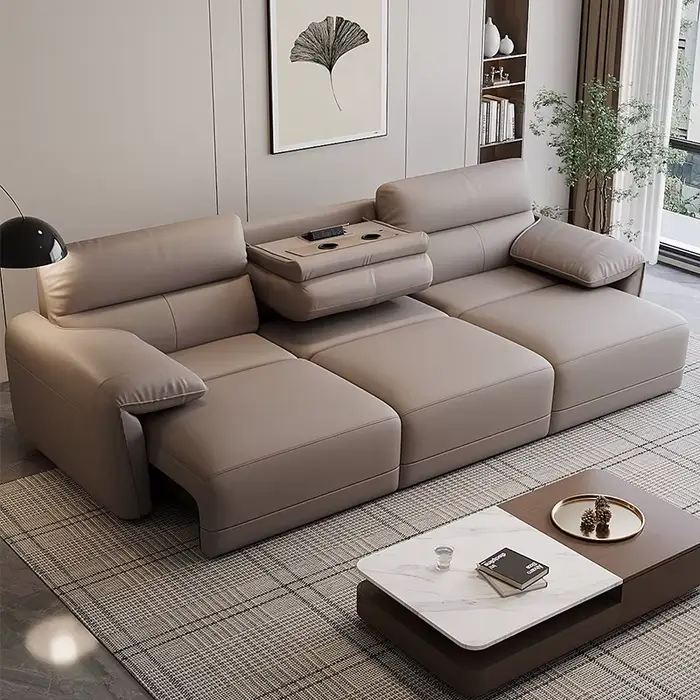 Jeu de luxe salon canapés multifonctionnel élégant concepteur coussin canapé salon italien Muebles P