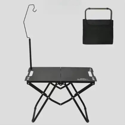 Table à manger multifonctionnelle pliante d'extérieur, table pliante en alliage d'aluminium, table d