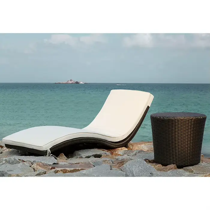 Chaises longues modernes en aluminium meubles de Patio chaise longue de piscine hôtel natation chais