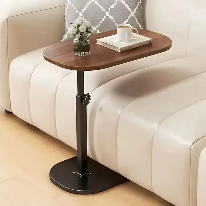 Table d'appoint de table C, tables de canapé avec plateau TV, 360 °   Table d'appoint pivotante et r
