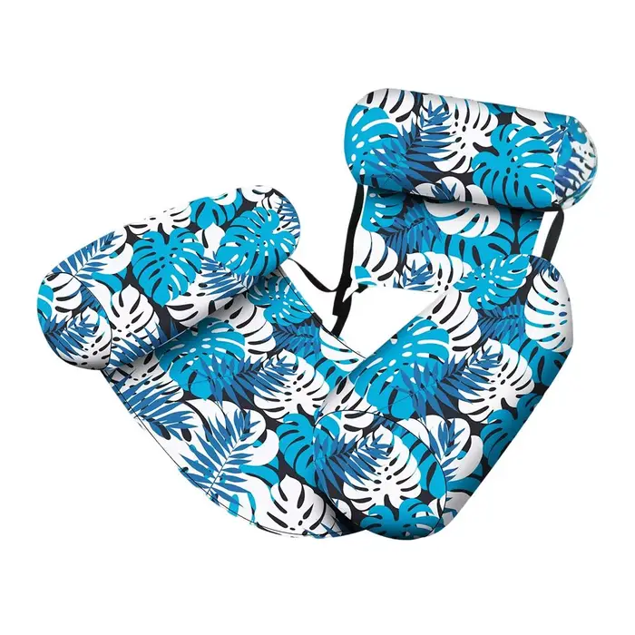 Chaise flottante gonflable avec dossier, hamac flottant pliable, siège flottant pour piscine, plage 