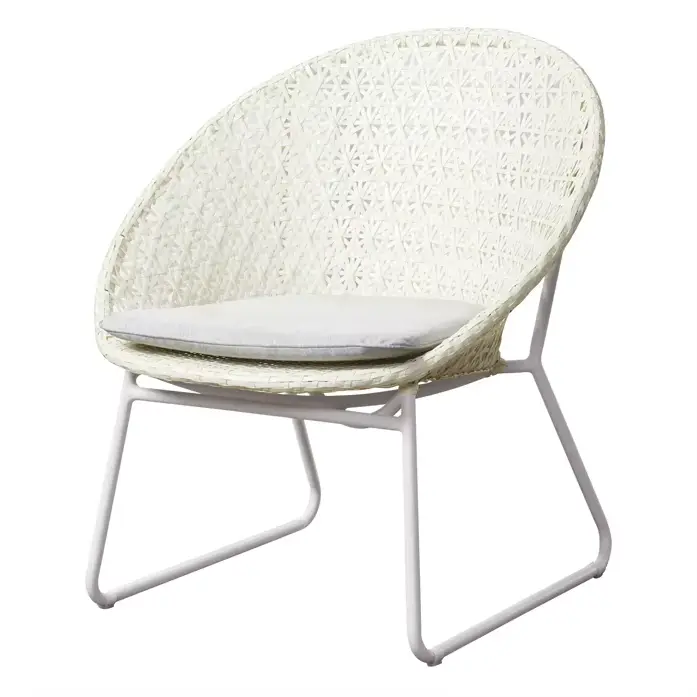 Ensemble de chaises de salle à manger d'extérieur en aluminium, meubles de jardin et de Patio avec c